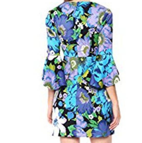 TRINA TURK WINNIE BELL SLEEVED DRESS - Picture 2 of 16